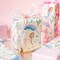 Reversible Mermaid Wrapping Paper Roll- Whale,Turtle and Sea Creature with Pink Polka Dot for Kids,Girls,Baby Shower,Birthday-Mini Roll-17 Inch X 32.8 Feet